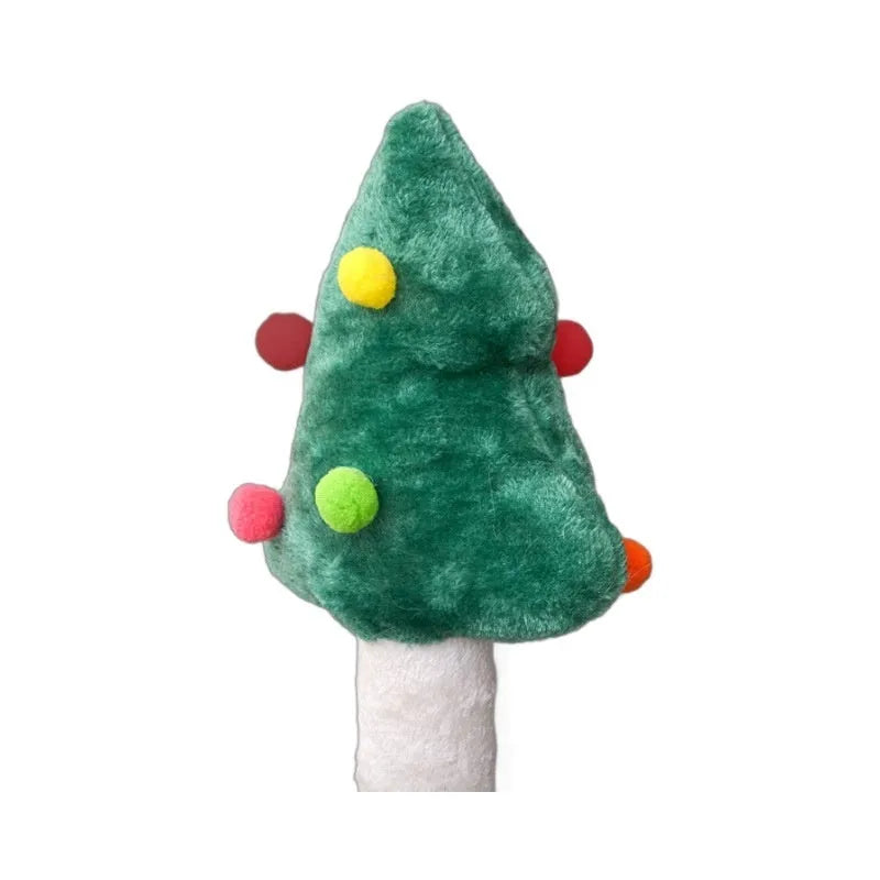 Christmas colour matching cat scratch integrated toy with density plate construction