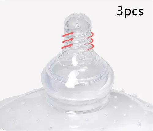 Nipple protector for breastfeeding help with flat nipples, weaning, and pain relief.
