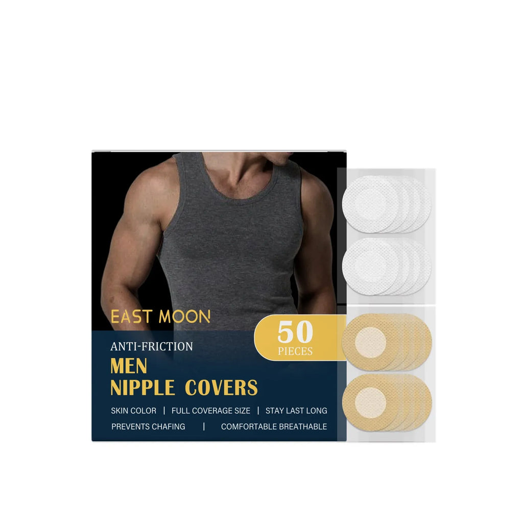 Men's anti friction chest patch 50 pieces adhesive plasters for sports
