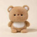16cm short plush animal toy doll – bear design with PP cotton filling for desk decoration