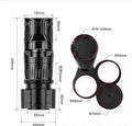 Black adjustable rotating car drink holder with retractable base on a car dashboard.