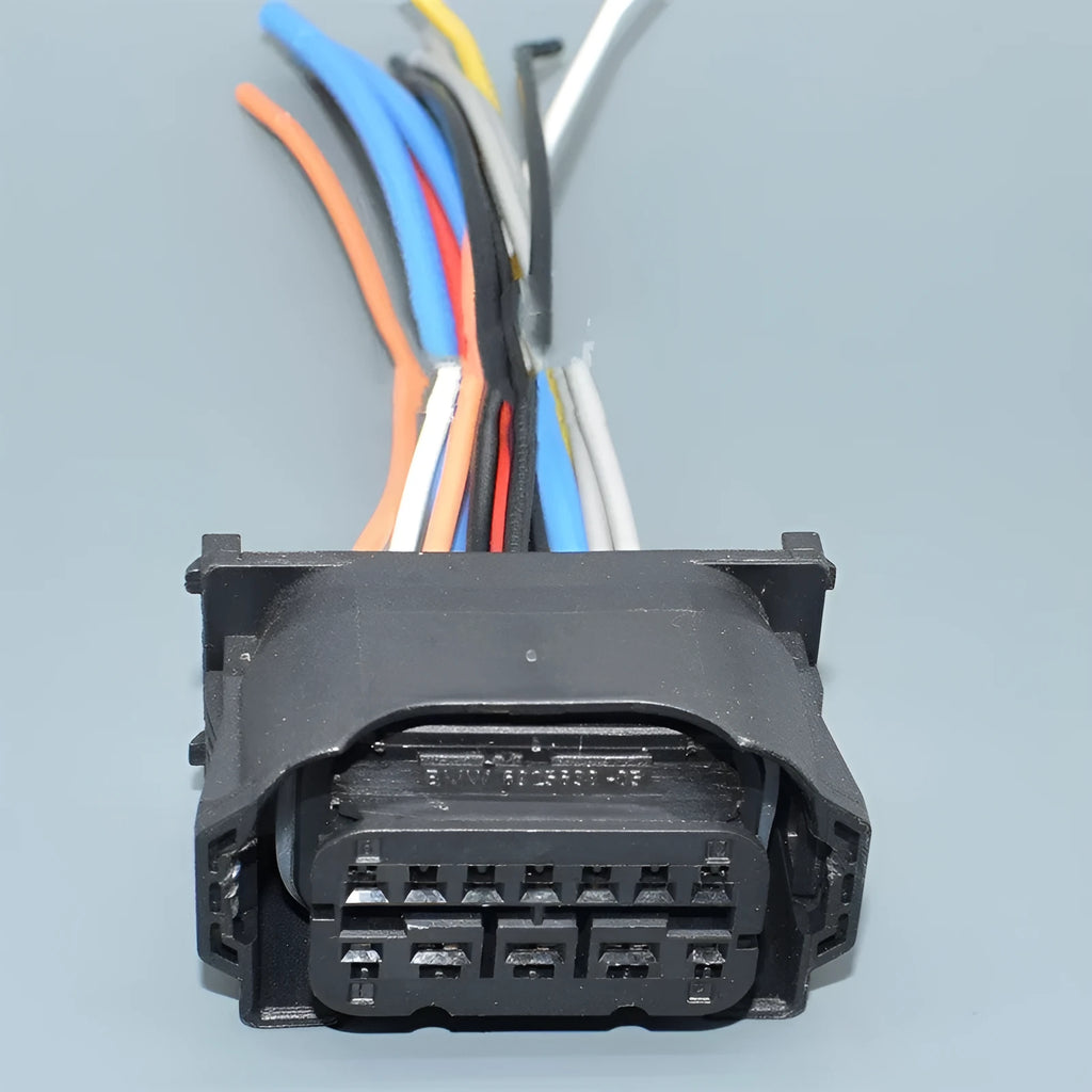Black BMW headlight plug connector DJ7121W-1.5 2.8-21 for X1 E90 E92 models