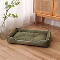 Waterproof dog sofa bed in grey green blue or red with Oxford cloth and multiple size options