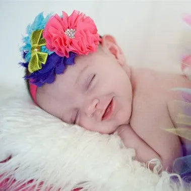 Newborn photography pettiskirt tutu skirt in nylon fabric for baby girl with matching hairband