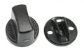 Black ABS ignition knob cover for automobile ignition switch, single pack, model 4408A1674408A031