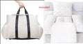 Pet car nest in light grey, dark grey or beige, 60x50x55cm, waterproof Dika mercerized fabric with cushion
