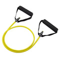 Adjustable chest expander with TPE tension rope in five colour-coded resistance options