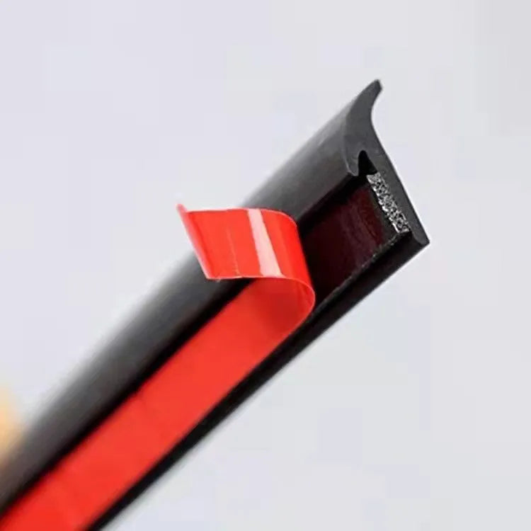 Black and white TPE rubber seal strip for car bumper machinery door window gap filling