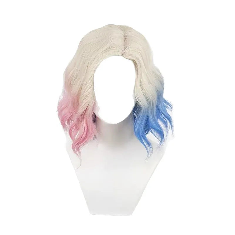 Long cosplay wig in Sinclair gradient colour, high temperature fibre, suitable for any face shape.