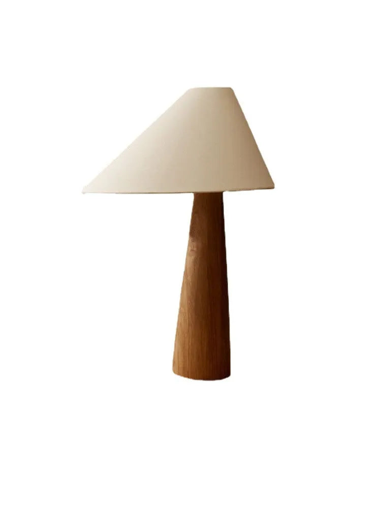 Japanese-style fabric lamp with wood frame, 38x45cm, 220V US plug, for living room