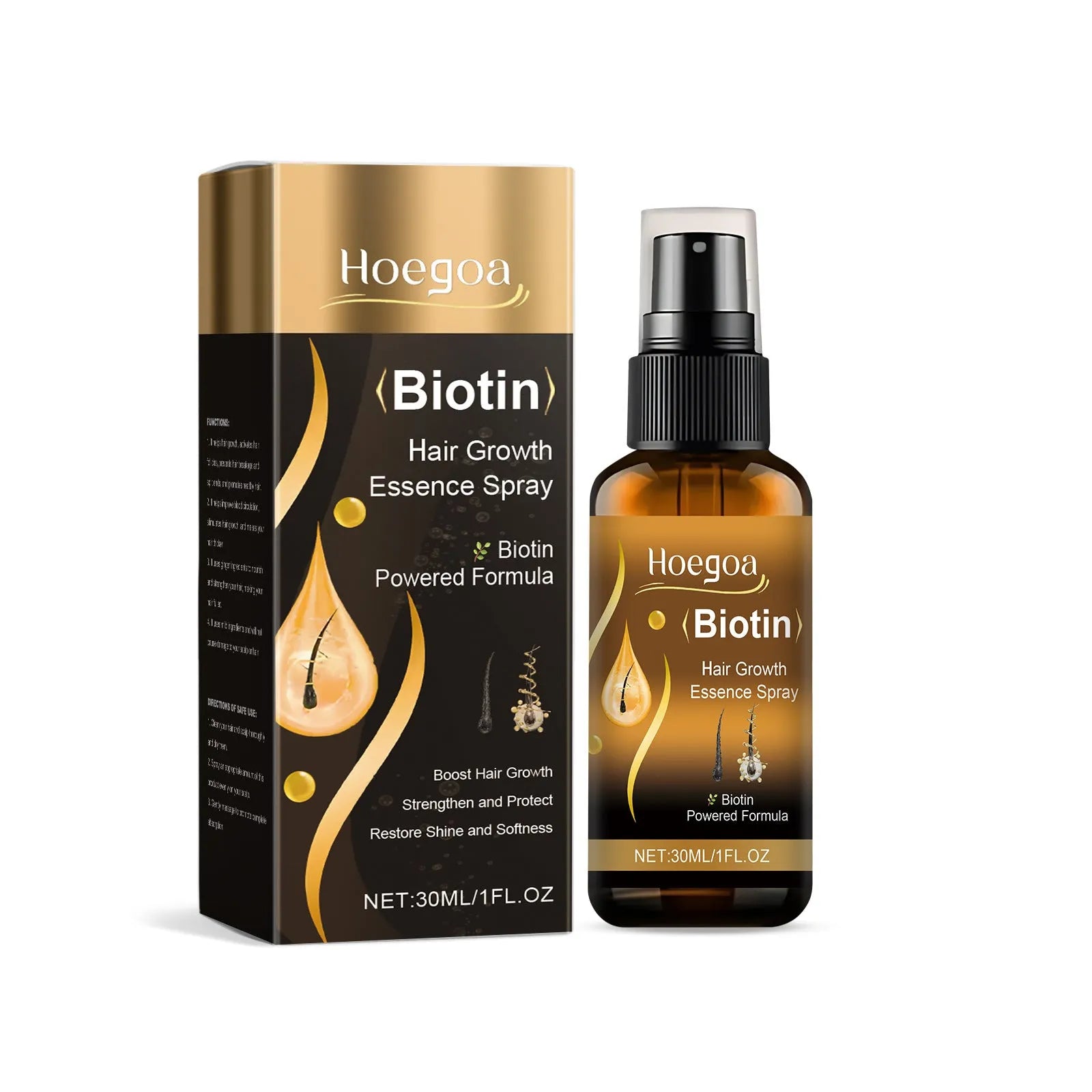 Hair Care Spray Tough Hair 30ml bottle with conditioning formula
