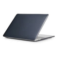 Transparent and black PC hard protective shell case for Apple MacBook Pro 14-inch and 16-inch laptops.