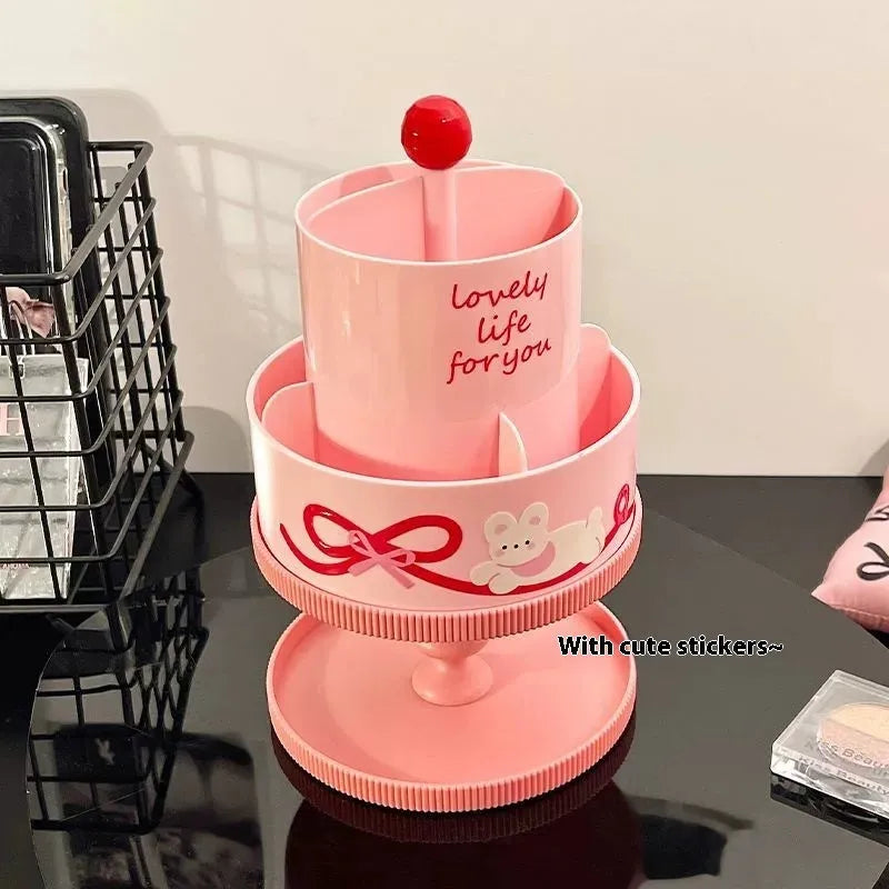 Rotating cosmetic brush storage barrel in ABS plastic with 18 litre capacity