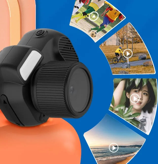 Black Y3000 HD outdoor sports camera with display screen showing recorded footage