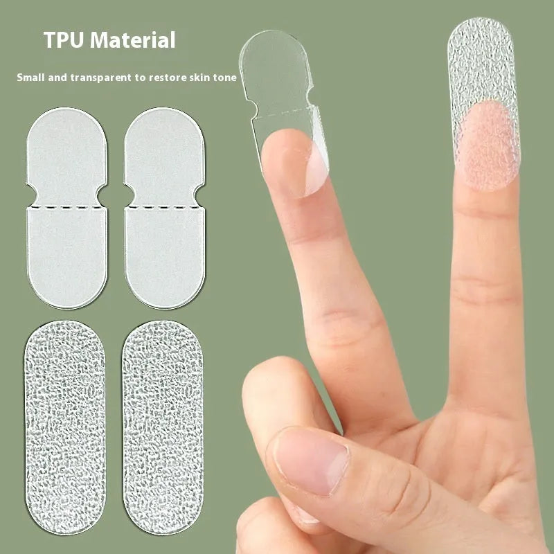 Transparent and frosted disposable TPU ear patches 0.1cm thick for styling