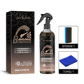 Car brake cleanser kit with 100ml bottle, application sponge and cleaning cloth for disc maintenance