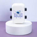 Plastic cuboid maths teaching seal for children with colour-coded stamps for arithmetic practice.