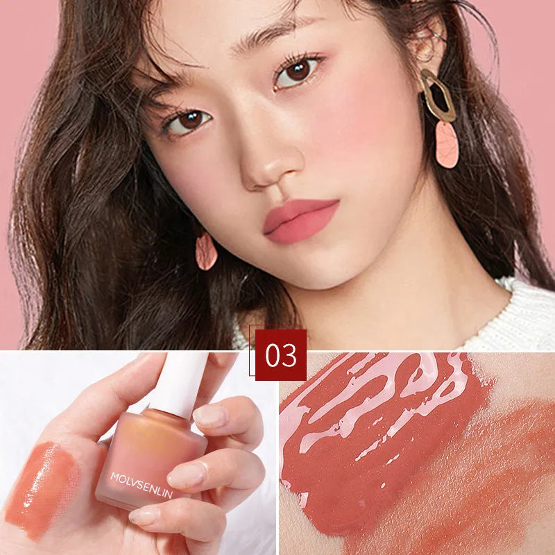 Liquid Blush Lollipop gel cream texture with pump packaging