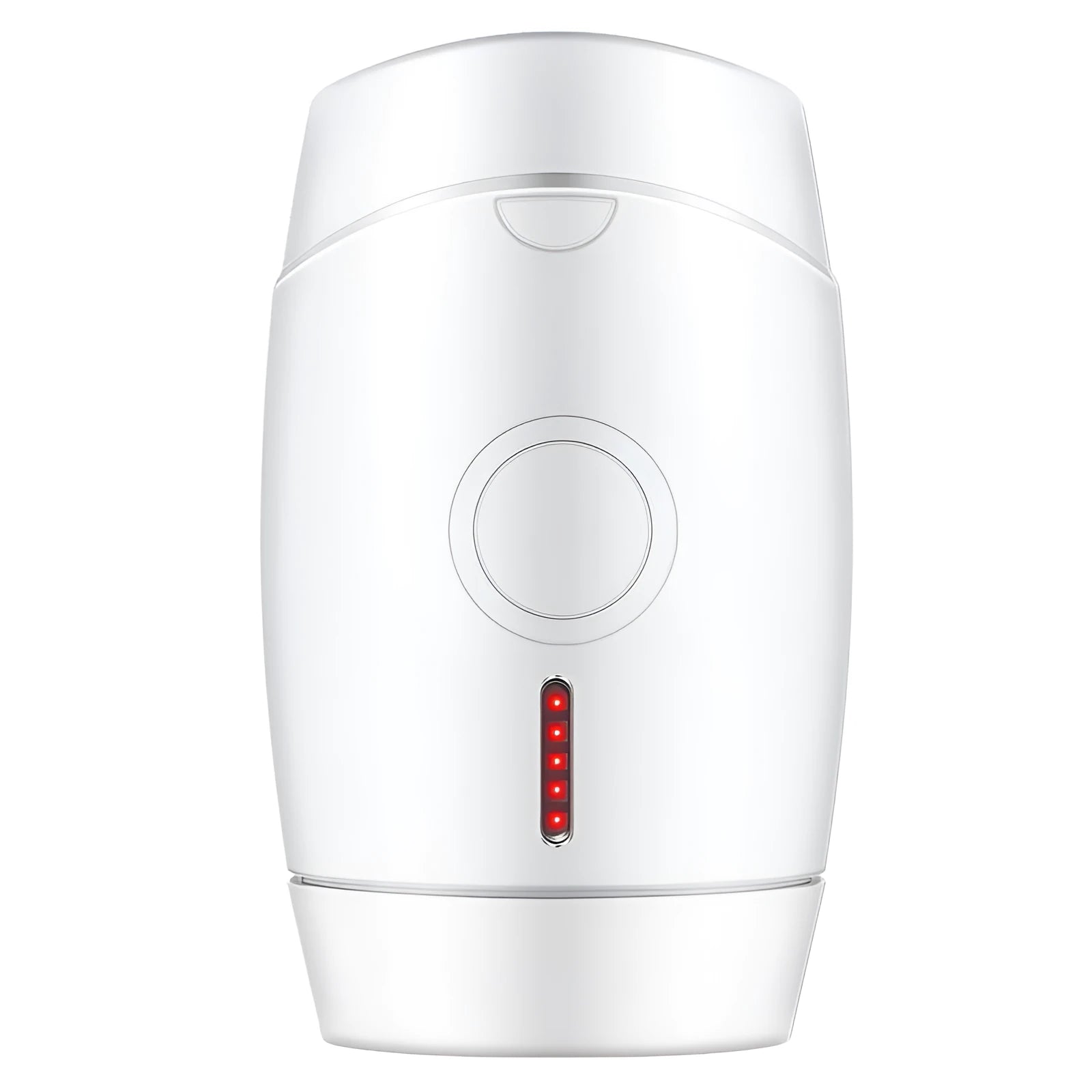 White home laser hair removal instrument with display screen and compact design