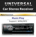 EZONETRONICS car stereo receiver with Bluetooth, USB port, SD slot, and aux input on front panel