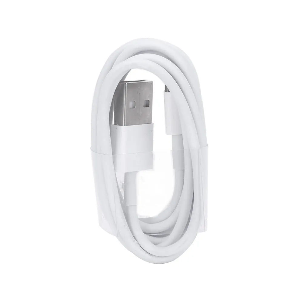 5V 2A USB wall charger plug with charging cable compatible with iPhone and iPad models