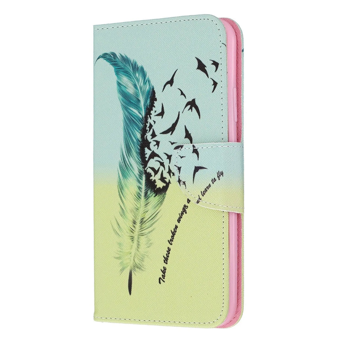 Flip case for Xiaomi Redmi Note 7 and Note 8 in soft silicone with cartoon pattern, available in five colours