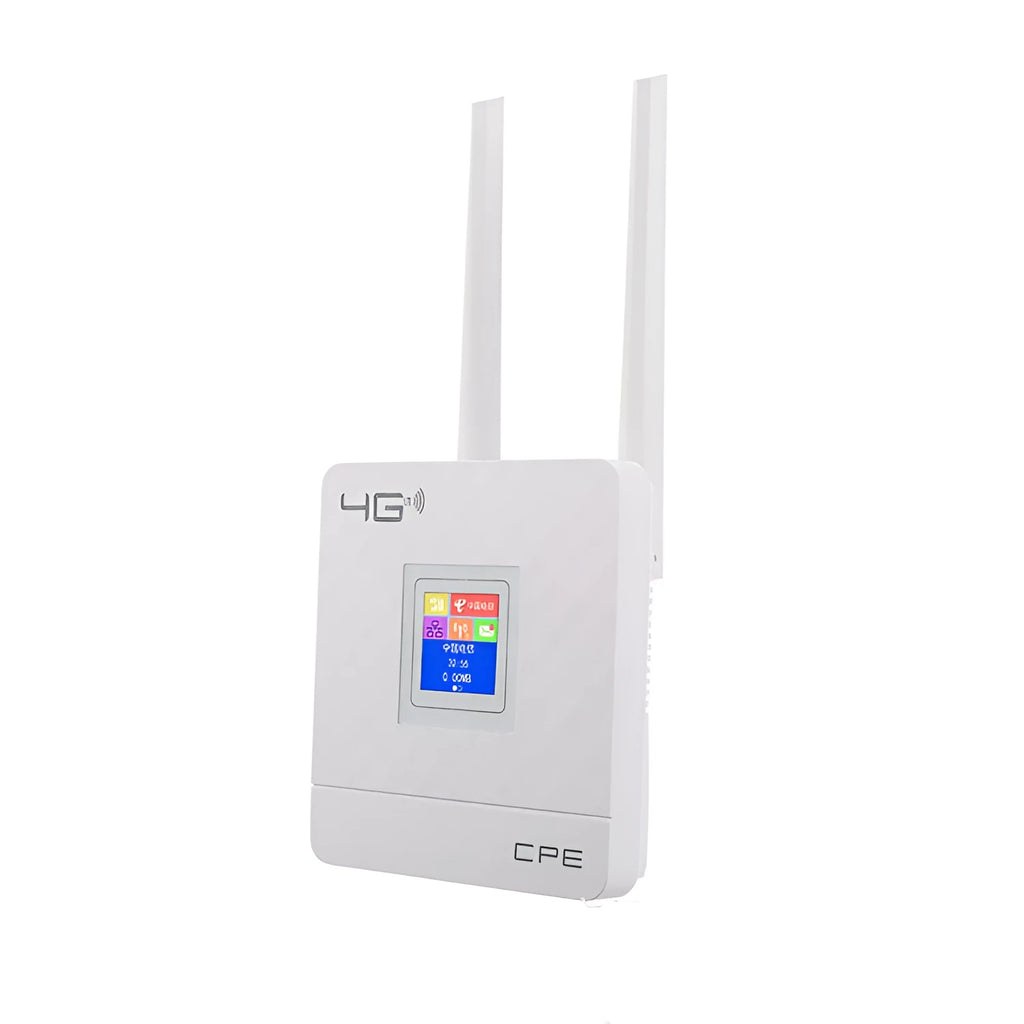 4G wireless router with EU plug for business travel