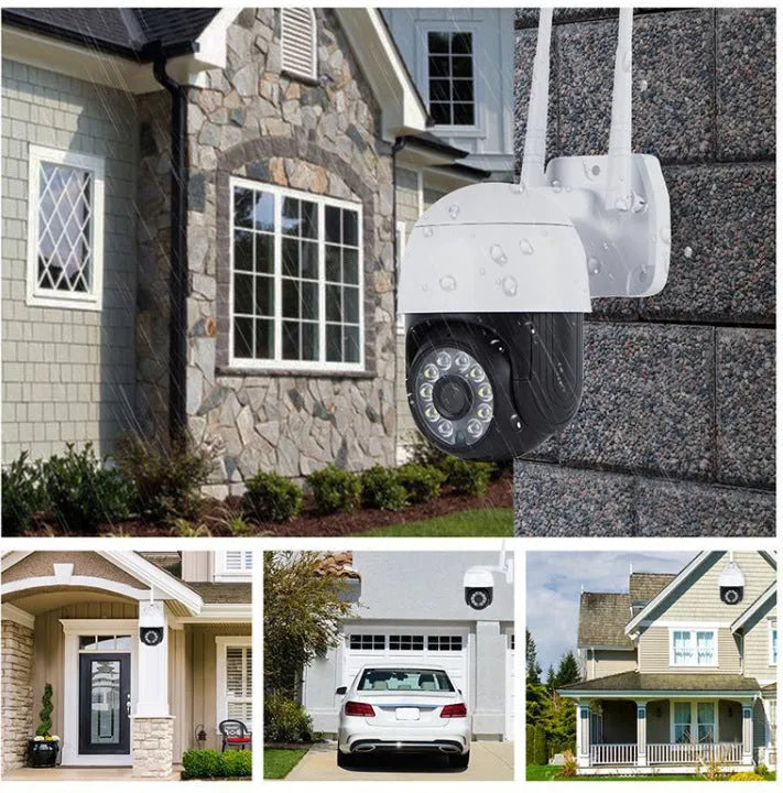 White dome network camera with 3.6mm lens, 1080P 2MP sensor, indoor outdoor use, 40M effective distance