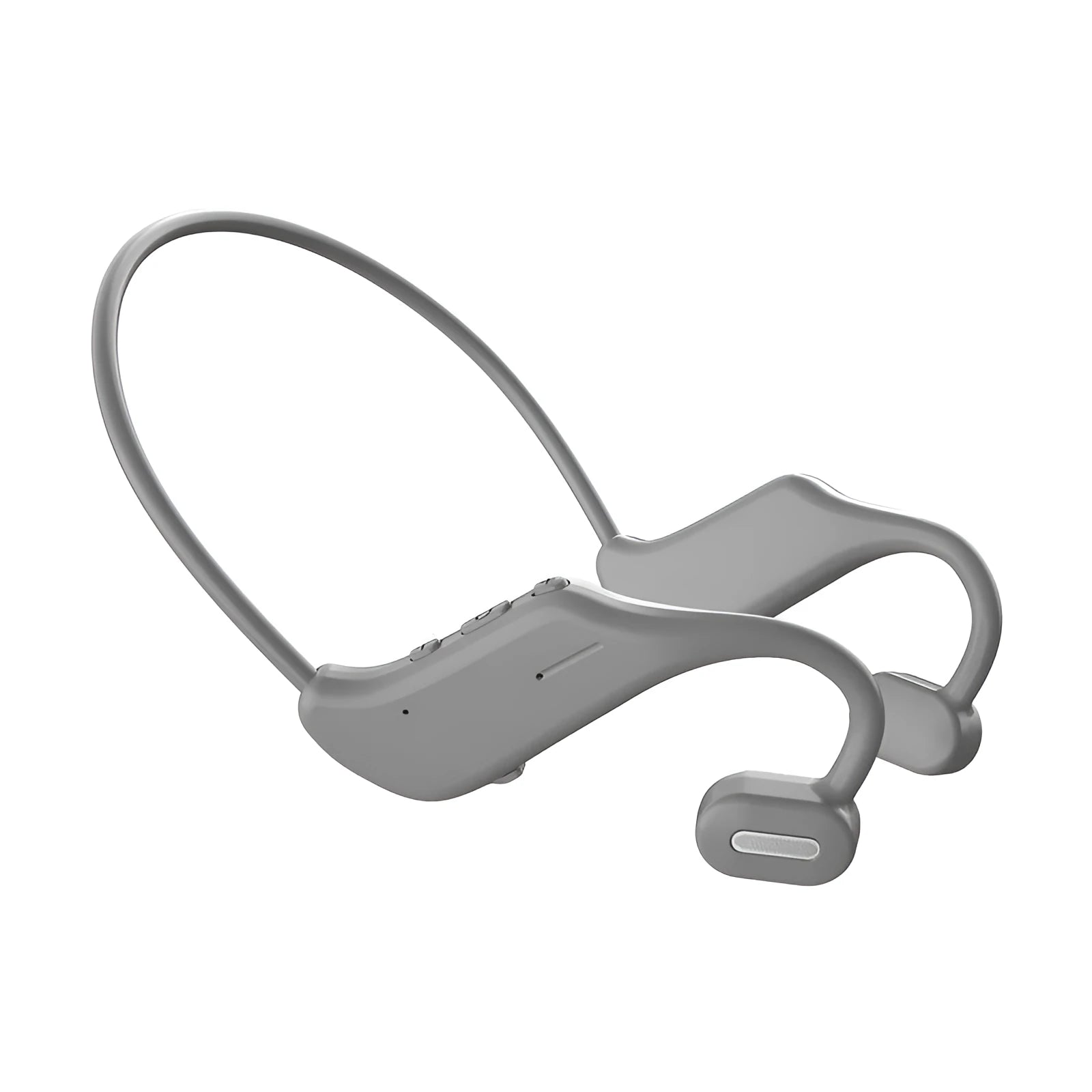 New DYY-5 in-ear wireless Bluetooth headset in black with hanging ear design and stereo earbuds