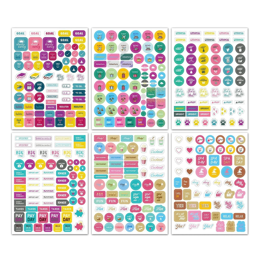 Irregular planning note stickers in Stickers B colour with copper plate sticker material and 0.13mm thickness