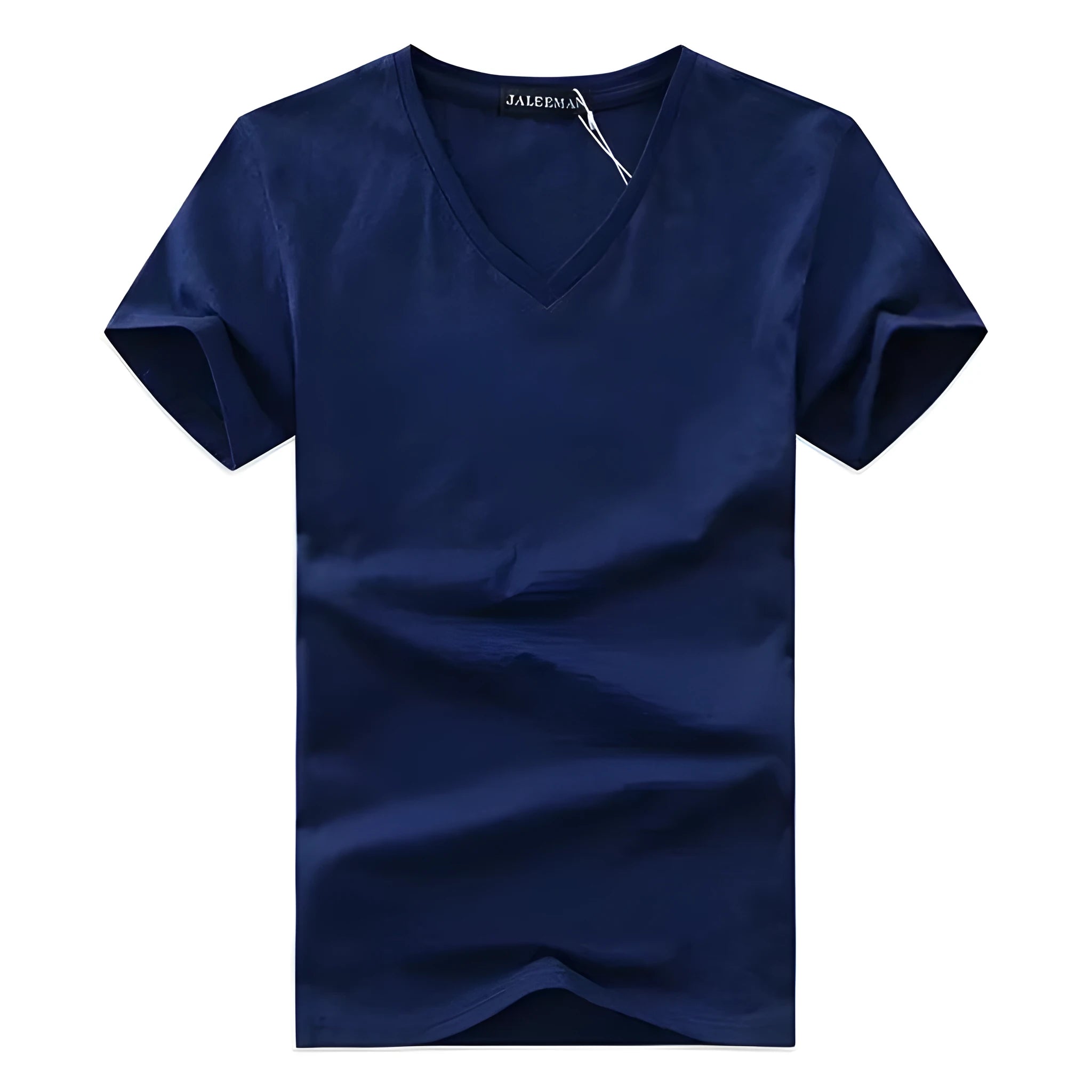 Men's cotton short sleeve v-neck t-shirt available in Army Green, Black, Gray, Navy, White sizes S-XXXXXL