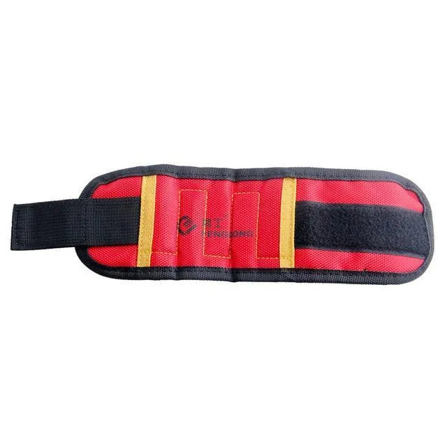 Powerful magnetic wristband in black with super strong magnets and adjustable 1680D Oxford cloth strap