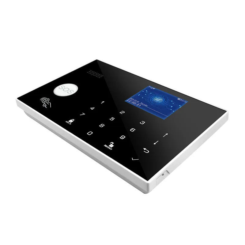Intelligent WiFi GSM touch button household burglar alarm host in ER G30 style