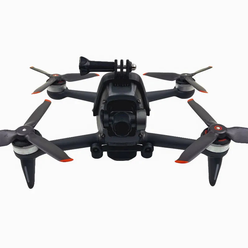 FPV drone action camera expansion bracket with GoPro connector and protective sponge