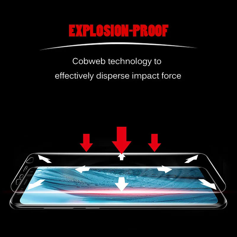 Matte hydraulic film curved screen protector for Samsung Galaxy S7 Edge, S8, S9, S10 phones
