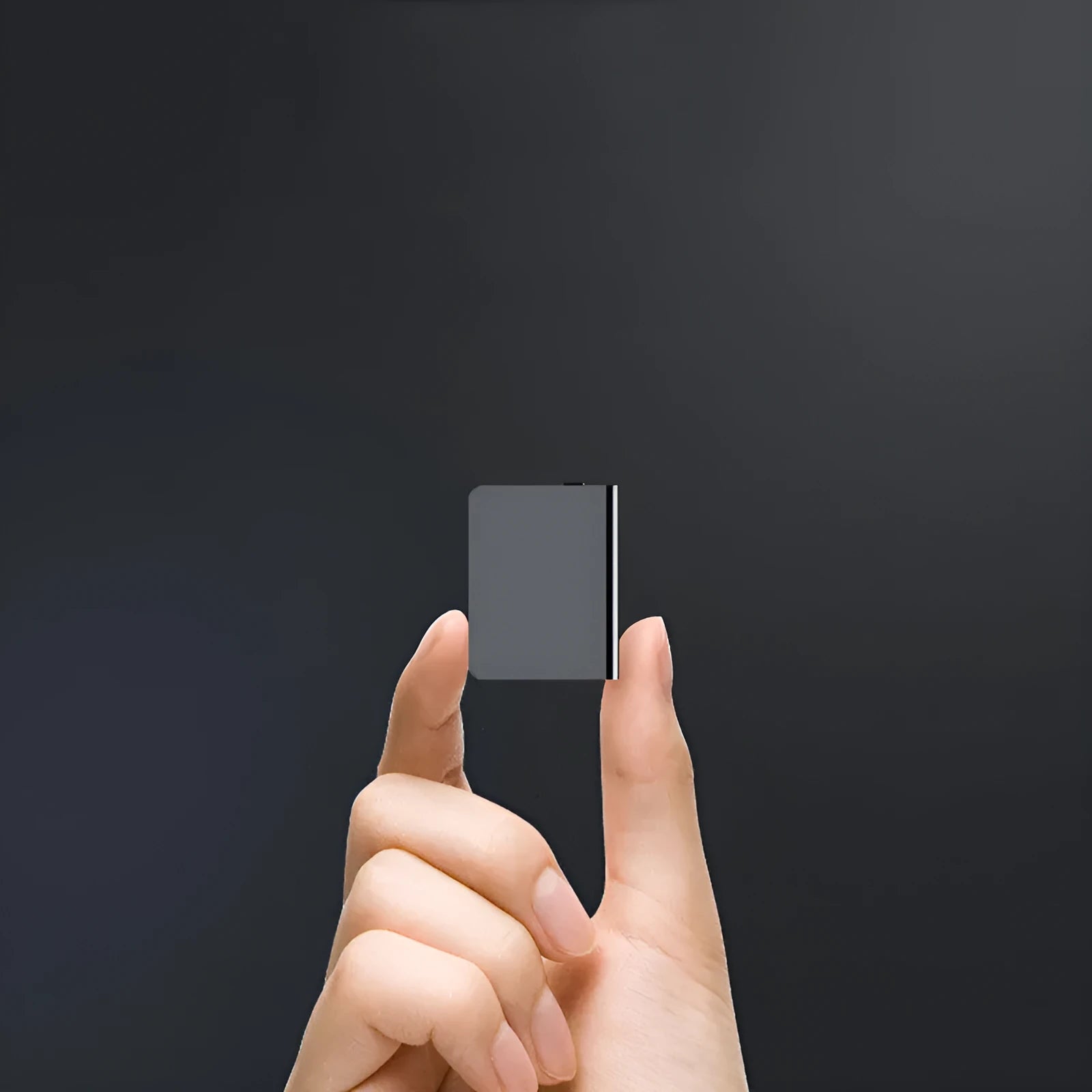 Black high definition noise reduction voice recorder with zinc alloy shell