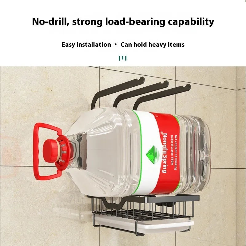 Foldable plastic kitchen rack in new Chinese style for rag draining storage