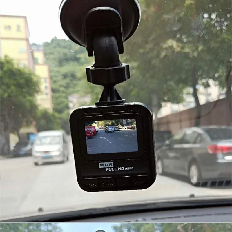 HD driving recorder, black, 31*57*61 mm, 140° angle, 12MP, front windshield mount