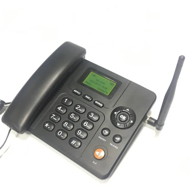 WCDMA fixed wireless telephone ETS-6688 with green backlight LCD, handset and base, for Unicom 3G