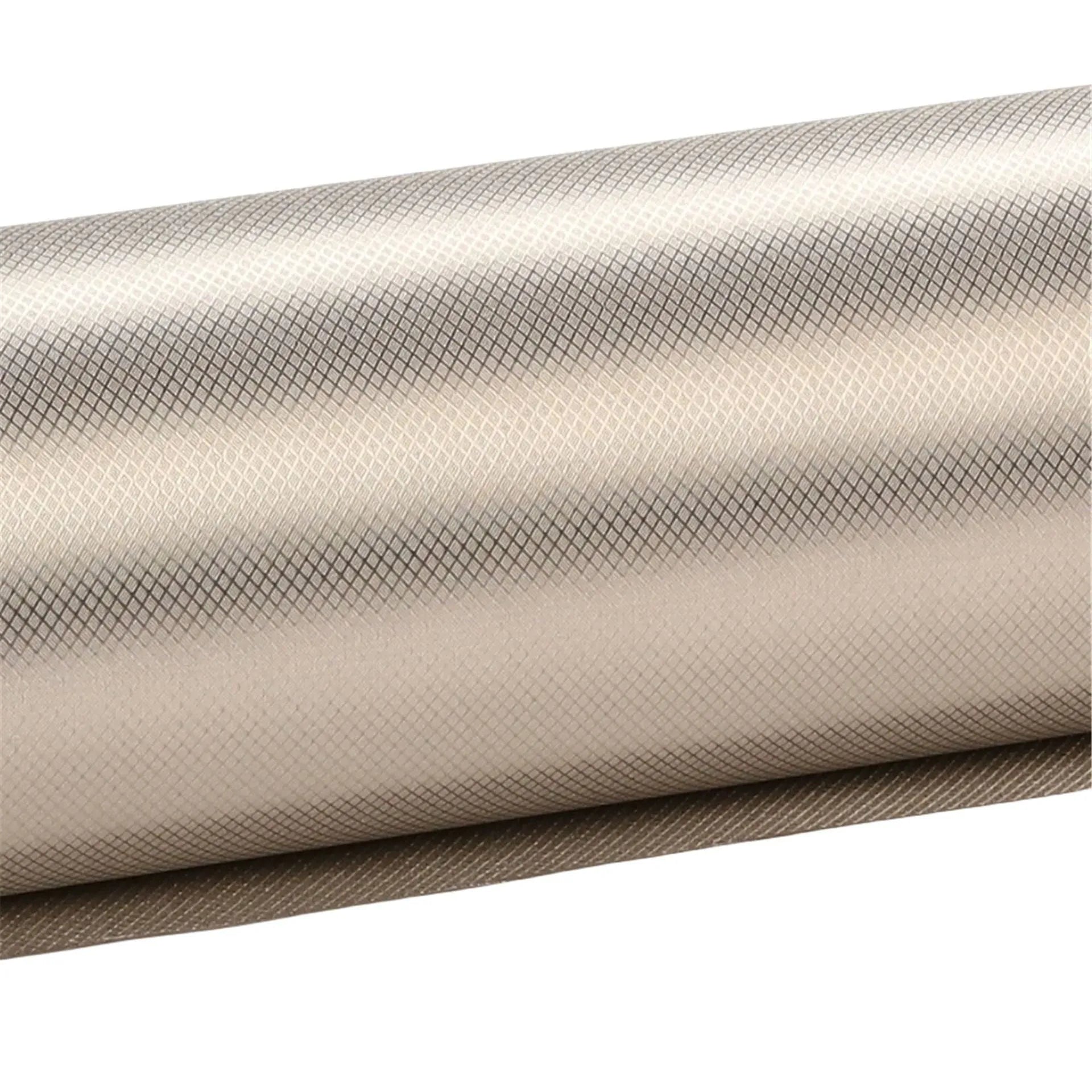 Grey diamond lattice radiation protection fabric with copper-nickel blend for clothing shielding