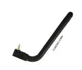 Black mobile phone signal booster antenna with magnetic mounting base, 13.6 cm long for 4G LTE networks