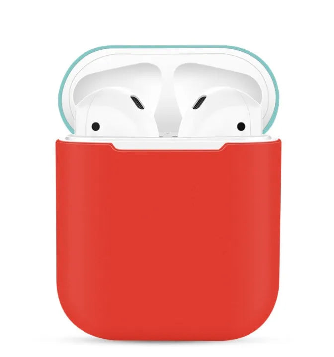 Silicone protective case for AirPods charging case in split design with colour options