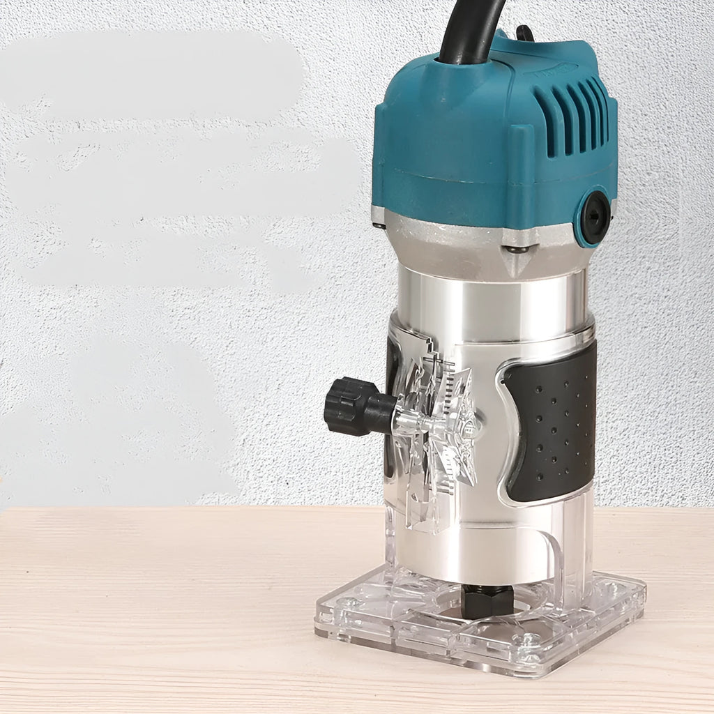 800W electric wood polishing trimmer with aluminium casing and power cord