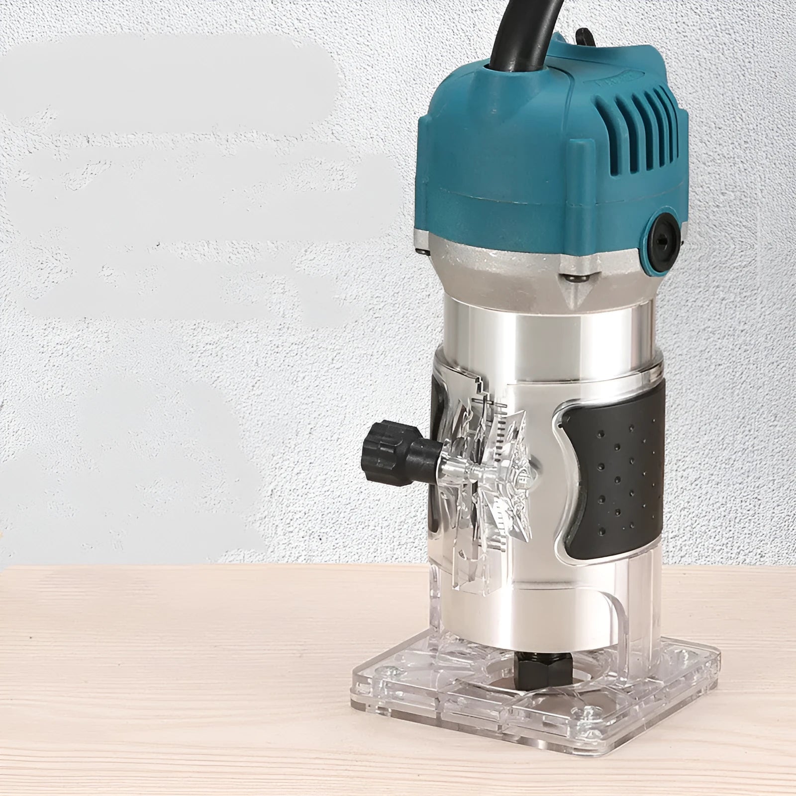 800W electric wood polishing trimmer with aluminium casing and power cord