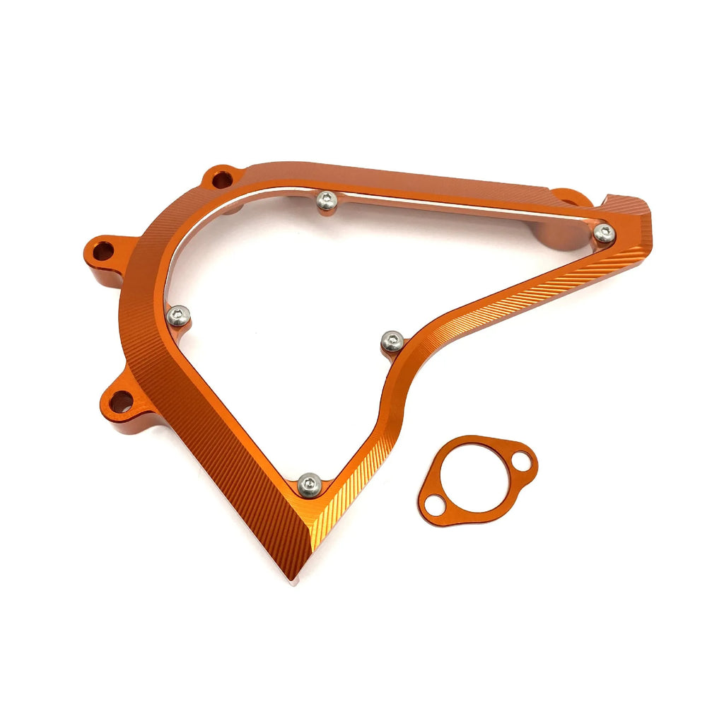 KTM Duke 250 390 chain front gear cover replacement in black or orange, 20x15x5 cm