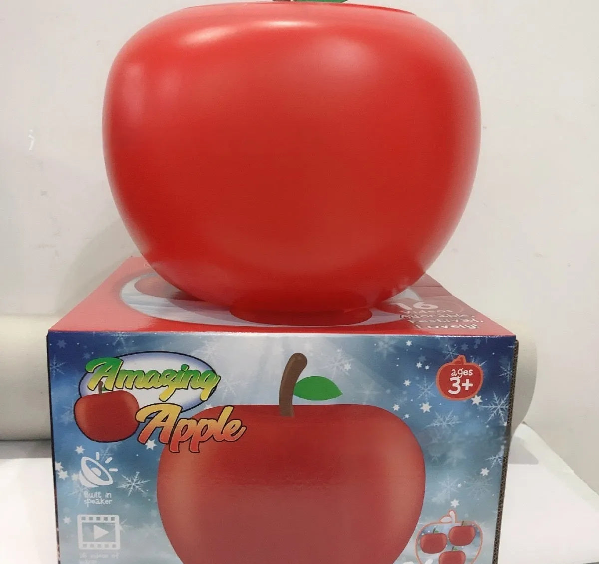 Christmas projection lamp apple shape European style DC powered low voltage party decoration