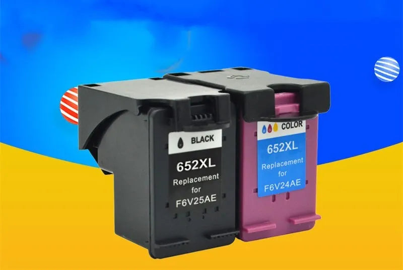 HP refillable black and colour ink cartridge multi-pack for Deskjet and Officejet printers.
