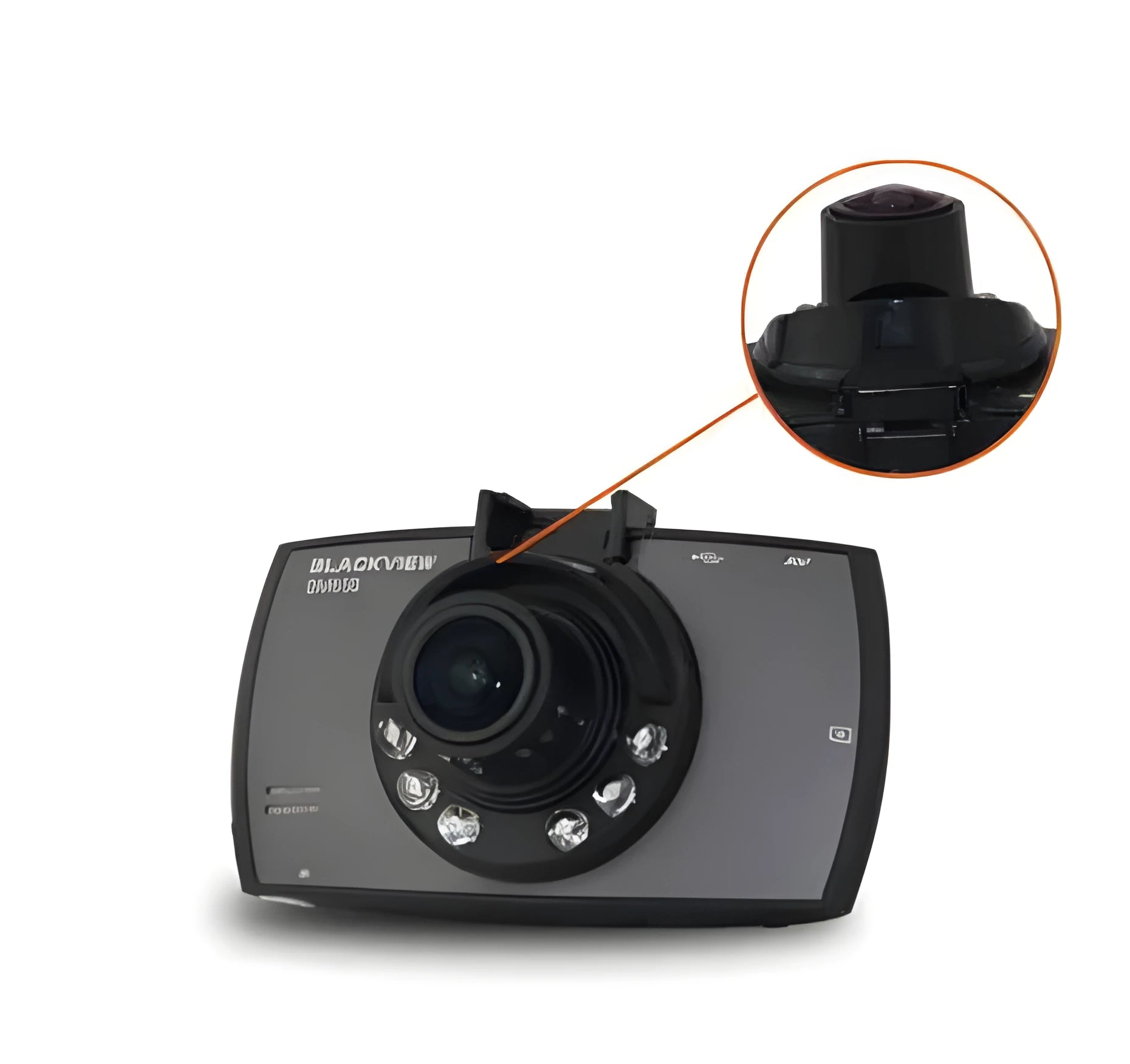 HD dual-lens hidden driving recorder compact 9x5x4 cm for vehicle windscreen
