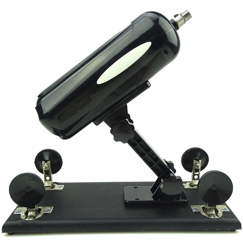 Purple, black, or pink automatic telescopic thrusting tool made from PVC measuring 37 by 15 units