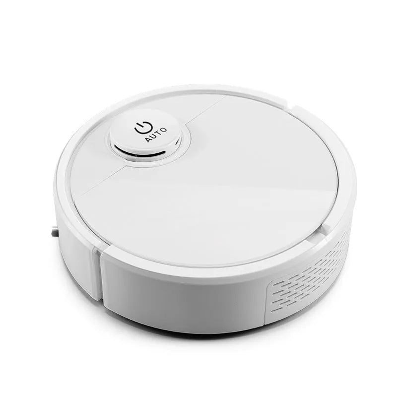 Automatic sweeping robot cleaner with circular 28cm design and one-touch operation controls